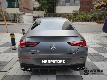 서울 cla45amg 부분랩핑시공 검정포인트랩핑! / 서울 강서구 공항동