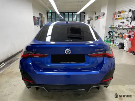 bmw i4 랩핑 시공으로 스포티하게 바뀐 외모 / 서울 강서구