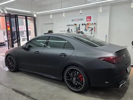 강서구 PPF 크롬죽이기 울트론 컬러 PPF 무광건식 시공으로 디테일 잡은 CLA 45 AMG 램프 스모그 PPF 까지 / 서울 강서구 공항동