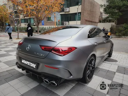 서울 cla45amg 부분랩핑시공 검정포인트랩핑! / 서울 강서구 공항동