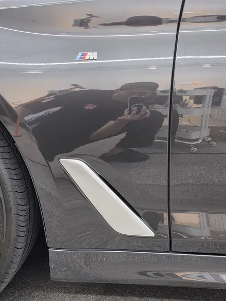 강동 송파 크롬죽이기 BMW 5시리즈 엠블럼까지 고광택 블랙 체인지 / 서울 강서구 공항동