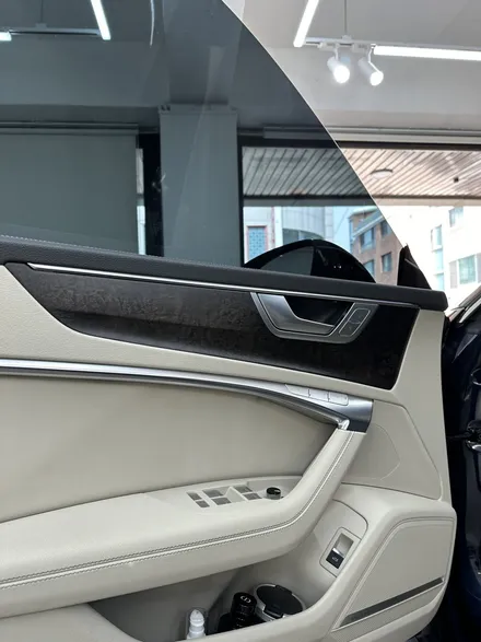 양천구 랩핑 A7 크롬죽이기 실내랩핑은 3M 매트릭스 블랙 폼나잖아~! / 서울 강서구