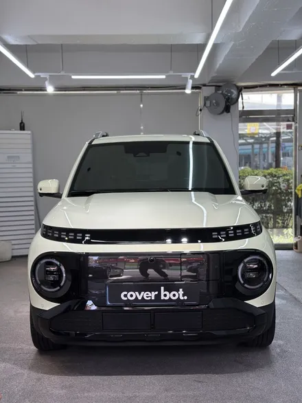 캐스퍼 부분랩핑 포인트 김포 랩핑은 김포공항 커버봇 / 서울 강서구 공항동