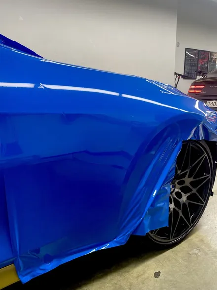 BMW m4 인텐스블루 전체랩핑 차량색상바꾸기 일산파주 에이버리 랩핑 / 서울 강서구 공항동