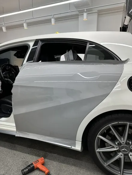 광진구 랩핑 A45AMG 스모그 PPF까지, 출력 상승된 것 같은 느낌 / 서울 강서구