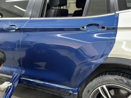 부천 랩핑 보험처리 BMW X3 후면 재시공, 일반 랩핑 필름은 오랜만이네요. / 서울 강서구 공항동