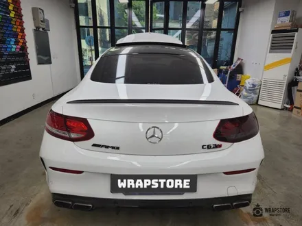 서울 스모그ppf 시공 c63 amg 헤드라이트 톤다운 후기 / 서울 강서구 공항동