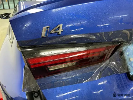 bmw i4 랩핑 시공으로 스포티하게 바뀐 외모 / 서울 강서구