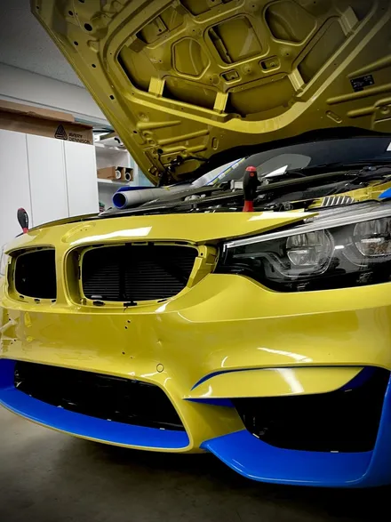 BMW m4 인텐스블루 전체랩핑 차량색상바꾸기 일산파주 에이버리 랩핑 / 서울 강서구 공항동