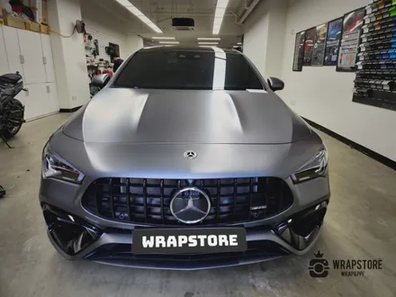 서울 cla45amg 부분랩핑시공 검정포인트랩핑! / 서울 강서구 공항동