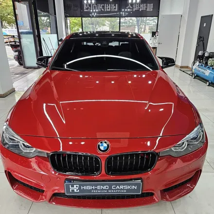 BMW 3시리즈 330i 블랙유광 루프스킨 시공 리뷰입니다 / 파주시 와동동