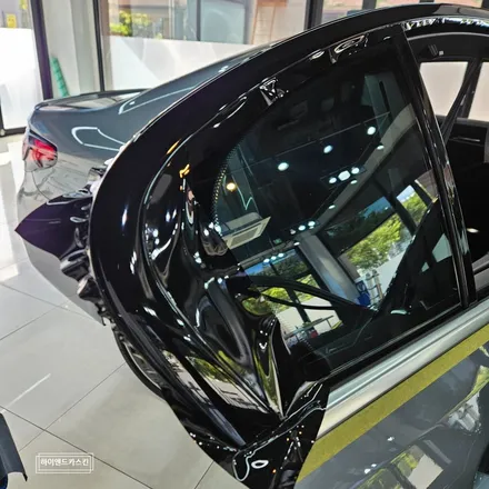 일산 BMW G30 크롬죽이기 고광택필름으로 순정처럼 하이엔드카스킨에서 / 파주시 와동동