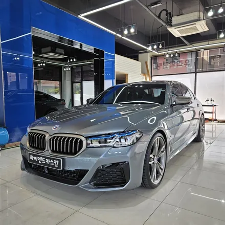 일산 BMW G30 크롬죽이기 고광택필름으로 순정처럼 하이엔드카스킨에서 / 파주시 와동동