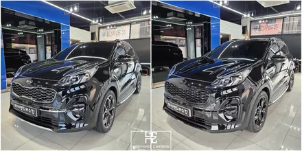 스포티지 크롬죽이기로 블랙팩 완성 / 파주시 와동동