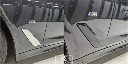 BMW 5시리즈 크롬딜리트에 무상 블랙그릴교체까지 / 파주시 와동동