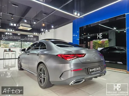벤츠 CLA250 전체랩핑 3M사틴다크그레이 / 파주시 와동동