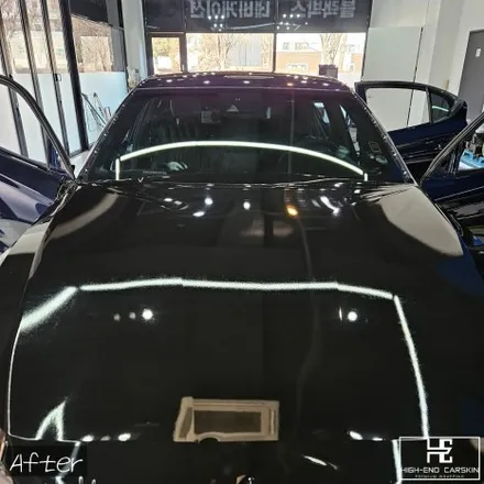 G70 유광블랙 전체랩핑 재시공 / 파주시 와동동