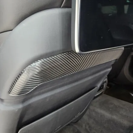 BMW 740LD 실내 무광카본 랩핑 시공 후기 / 파주시 와동동