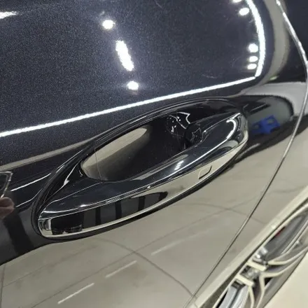 벤츠 cla45 amg 창문크롬 손잡이랩핑 - 일산 파주 랩핑 전문 하이엔드카스킨 / 파주시 와동동