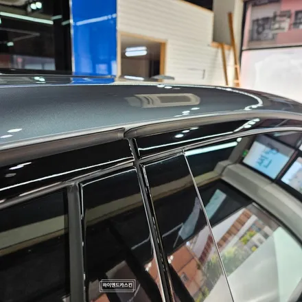 일산 BMW G30 크롬죽이기 고광택필름으로 순정처럼 하이엔드카스킨에서 / 파주시 와동동