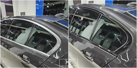 BMW 5시리즈 크롬딜리트에 무상 블랙그릴교체까지 / 파주시 와동동