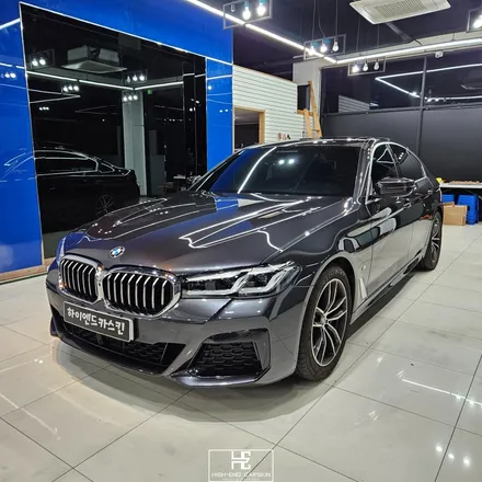 BMW 5시리즈 크롬딜리트에 무상 블랙그릴교체까지 / 파주시 와동동