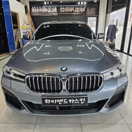 g30 후기형 화이트 유광 전체랩핑 [ 일산 파주 랩핑 전문점 하이엔드카스킨 ] / 파주시 와동동