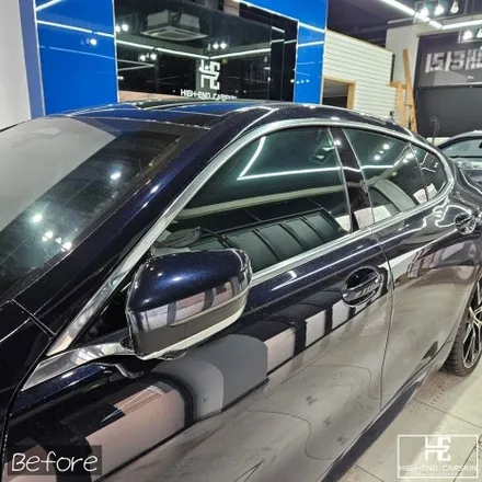 BMW 8시리즈 840d 창문크롬 고광택 크롬죽이기 / 파주시 와동동