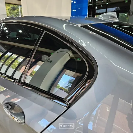 일산 BMW G30 크롬죽이기 고광택필름으로 순정처럼 하이엔드카스킨에서 / 파주시 와동동