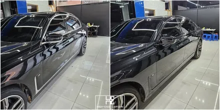 bmw 7시리즈 크롬 백화 해결로 세련되게 타는 방법 / 파주시 와동동