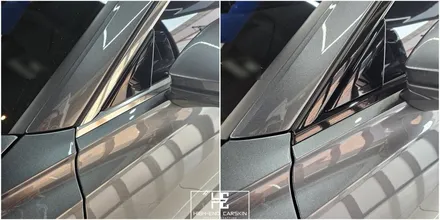 일산에서 아우디 A6 크롬몰딩 랩핑 / 파주시 와동동