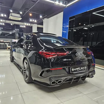 벤츠 cla45 amg 창문크롬 손잡이랩핑 - 일산 파주 랩핑 전문 하이엔드카스킨 / 파주시 와동동