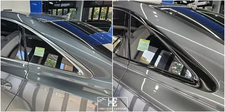 일산에서 아우디 A6 크롬몰딩 랩핑 / 파주시 와동동