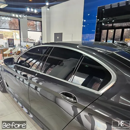 bmw g30 고광택 크롬죽이기로 순정같은 퀄리티 / 파주시 와동동