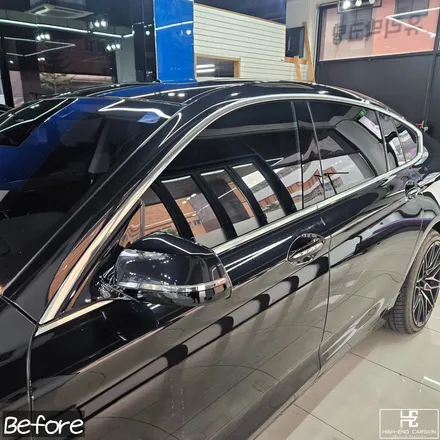 일산에서 bmw 5gt 윈도우몰딩 랩핑 고광택으로 잘하는 곳 / 파주시 와동동