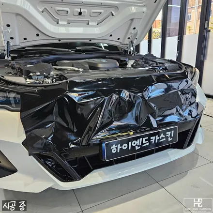 일산 랩핑 전문점에서 bmw g60 블랙그릴 시공 / 파주시 와동동