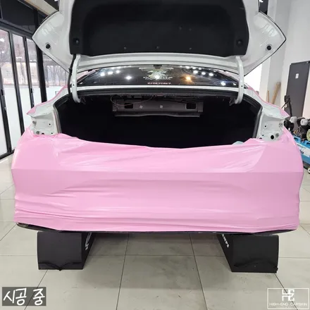 일산랩핑 전문점에서 아반떼cn7 전체랩핑 후기 / 파주시 와동동