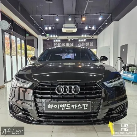 아우디 A6 크롬죽이기로 드레스업과 백화현상방지까지 / 파주시 와동동