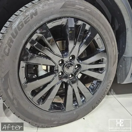 QM6 랩핑으로 블랙휠 완성 / 파주시 와동동