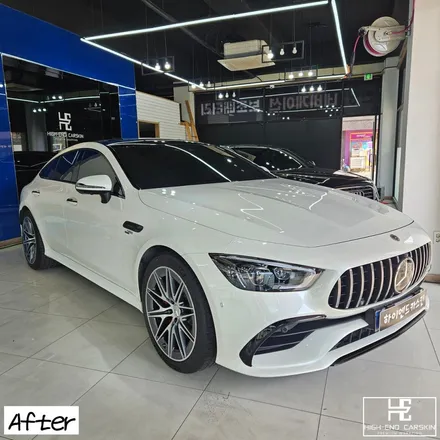 일산 랩핑샵에서 벤츠 AMG GT43 크롬죽이기 / 파주시 와동동
