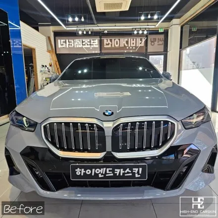 G60 블랙그릴 순정교체보다 고광택랩핑 / 파주시 와동동