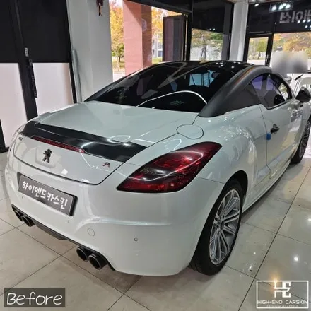 푸조 RCZ 부분랩핑 재시공 / 파주시 와동동