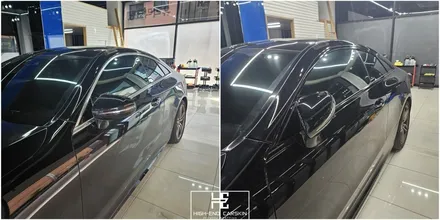 벤츠 E클래스 크롬죽이기 잘하는곳 파주랩핑 하이엔드카스킨 / 파주시 와동동