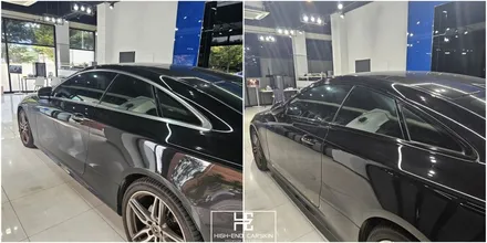 벤츠 E클래스 크롬죽이기 잘하는곳 파주랩핑 하이엔드카스킨 / 파주시 와동동