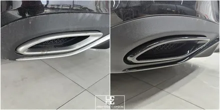 벤츠 E클래스 크롬죽이기 잘하는곳 파주랩핑 하이엔드카스킨 / 파주시 와동동