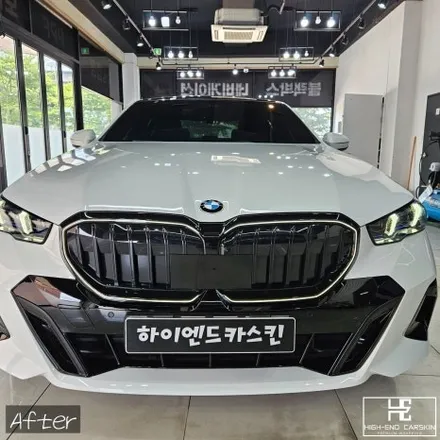 파주랩핑 전문점에서 G60 고광택 블랙그릴! 라이트+사이드미러 PPF까지 / 파주시 와동동