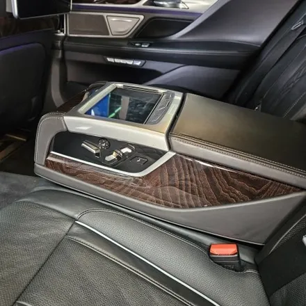 BMW 740LD 실내 무광카본 랩핑 시공 후기 / 파주시 와동동