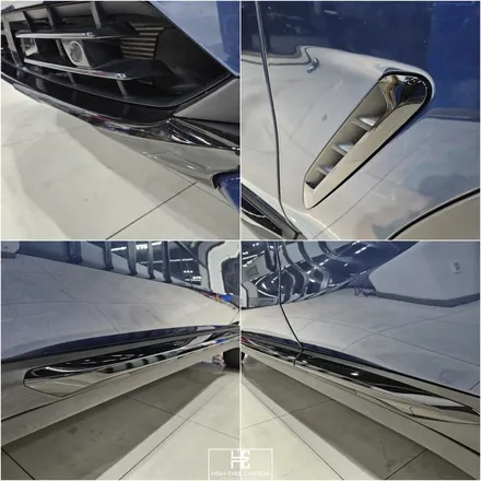 bmw x4 크롬죽이기 파란색 차도 잘 어울리게 / 파주시 와동동