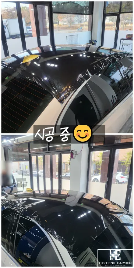bmw g30 루프스킨 시공은 일산 랩핑전문점에서 / 파주시 와동동