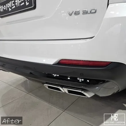 랩핑 보험처리로 모하비 크롬죽이기 부분 시공 / 파주시 와동동
